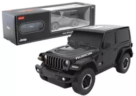 Nuotoliniu būdu valdomas JEEP Wrangler JL Rubicon, juodas
