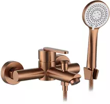 Vonios maišytuvas su dušo komplektu REA Ontario, Brushed Copper