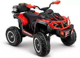Elektrinis keturratis vaikams Quad XW-08 4x4 45W, raudonas
