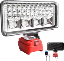 Behogan akumuliatorinis LED darbo šviestuvas, suderinamas su Einhell 18 V PXC, 54 W, 5400 lm, ZL1186-Baterija lamp-hansi