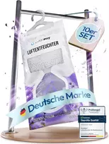 Sausintuvas pearway kabinami drėgmės sugėrikliai spintoms 10 × 250 g, levandų kvapo LR-003
