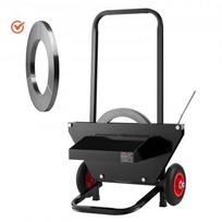Juostavimo vežimėlis VEVOR GD500 plieninės juostos ritėms, 60 cm, Q235 anglinis plienas