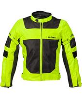 Vyriška vasarinė motociklininko striukė W-TEC Fonteller - Yellow-Grey