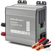 QOLTEC 51958 Smart Monolith charger for LiFePO4 AGM GEL SLA batteries / 10A / 12V