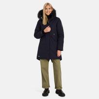 Žieminė striukė parka Vivian, moteriška, tamsiai mėlyna 2XL, Huppa