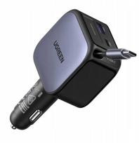 UGREEN Nexode EC603 90W Car Fast Charger with Retractable USB-C Cable