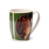 Lisa Parker „Adventure Awaits Cat“ porcelianinis puodelis
