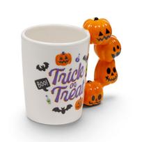 Keraminis puodelis su rankenėle „Spooky Trick or Treat Pumpkins“