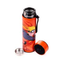 Naruto izoliuotas gėrimų butelis su skaitmeniniu termometru, 450 ml