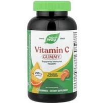 Nature's Way, Vitamino C guminukai, apelsinų skonio, 250 mg, 120 guminukų