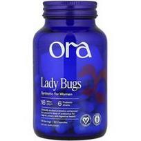 Ora, Lady Bugs, Moterų probiotikai ir prebiotikai, 60 kapsulių