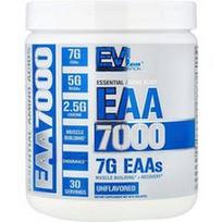 EVLution Nutrition, EAA 7000, be skonio, 8.4 uncijos (237 g)