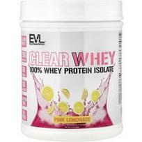 EVLution Nutrition, Skaidrūs išrūgų baltymai, 100 % išrūgų baltymų izoliatas, rausvas limonadas, 500 g