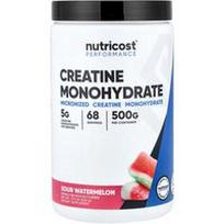 Nutricost, „Performance“, kreatino monohidratas, rūgštaus arbūzo skonio, 500 g