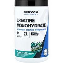Nutricost, „Performance“, kreatino monohidratas, „Coastal Explosion“, tropinių laimų skonio, 500 g