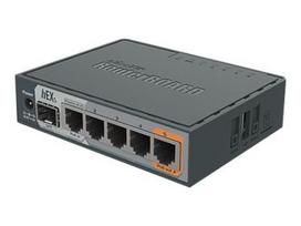 Mikrotik Wired Ethernet Router RB760iGS, hEX S, Dual Core 880MHz CPU, 256MB RAM, 16MB (MicroSD), 5xGigabit LAN, 1xSFP, USB, IPsec hardware encryption