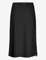Calvin Klein - Mtt Shn Stn Lc Trm M - Iki kelių ir midi sijonai - Juoda