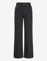 Calvin Klein Jeans - Ultra High Wide Leg True Black - Platūs džinsai - Juoda