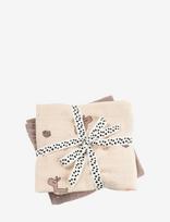 Done By Deer - Burp Cloth 2-Pack Lalee Powder - Muslino audiniai - Rožinė