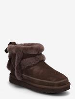UGG - W Classic Mini Heritage - Aulinukai plokščiu kulnu - Ruda
