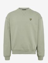 Lyle & Scott - Heavyweight Loopback Crewneck Sweatshirt - Megztinis - Chaki spalva