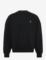 Lyle & Scott - Quilted Crewneck Sweatshirt - Megztinis - Juoda