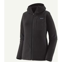 Patagonia striukė R1 AIR Full-Zip Hoody W, M, juoda, moterų, pilno užtrauktuko gobtuvas, kvėpuojanti, greitai džiūstanti
