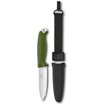 Victorinox peilis VENTURE 7611160232229, 10.5cm ašmenys, 233mm, 152g, alyvuogių, 90° nugarėlė, titnagas, makštis