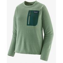 Patagonia fliso striukė R1 AIR Crew W 0198077392521, XL, 238g, 100% perdirbtas poliesteris, regular kirpimas, užtrauktuku kišenė