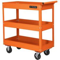 Truper Įrankių vežimėlis CARRO-3, 120 kg, 72 cm, 36 cm, 79 cm, plienas, oranžinė, rankena, ratai, atsparus vandeniui