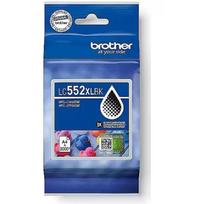 Brother rašalo kasetė LC552XLBK, 1 vnt., juoda, pigmentiniai rašalai, 3000 puslapių, originali, suderinama su MFC-J3660DW