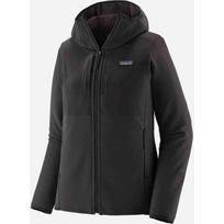 Patagonia striukė R2 CROSS STRATA Hoody W, L, juoda, moteriška, kvėpuojanti, atspari vandeniui, gobtuvas po šalmu, užtrauktukai