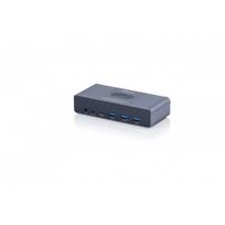 Digitus KVM komutatorius DS-12856, 2 prievadai, 4K@60Hz, 3x USB-A 3.0, 1x USB-C 3.0, 3,5 mm audio, HDR, HDCP 2.2