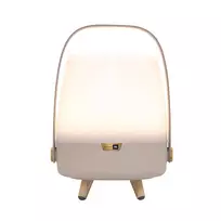 Kooduu Lite-up Play Mini 2.0 nešiojama LED lempa su JBL garsiakalbiu, 1,5 W, 2700 K, 2200 mAh, Sand