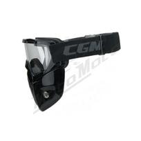CGM 740M Krosiniai akiniai su nuimama kauke juoda