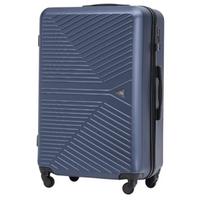 Didelis lagaminas Wings Merlin 28", polikarbonatas, 4 dvigubi ratukai, mėlynas