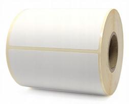 Terminės etiketės 100x150 mm, 500 vnt., baltos matinės, vidinis diametras 25 mm