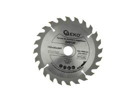Medienos pjovimo diskas TCT, 150 × 20 mm, 24 dantų GEKO G00120