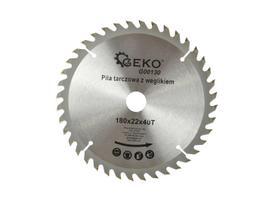 Medienos pjovimo diskas TCT, 180 × 22 mm, 40 dantų GEKO G00130