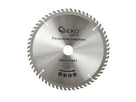 Medienos pjovimo diskas TCT, 180 × 22 mm, 60 dantų GEKO G00131