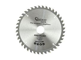 Medienos pjovimo diskas TCT, 200 × 32 mm, 40 dantų GEKO G00136