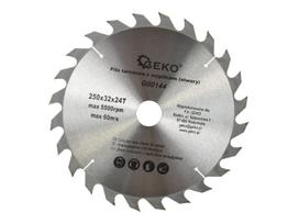 Medienos pjovimo diskas TCT, 250 × 32 mm, 24 dantų GEKO G00144