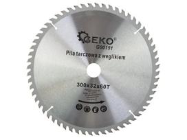 Medienos pjovimo diskas TCT, 300 × 32 mm, 60 dantų GEKO G00151