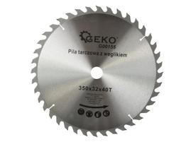 Medienos pjovimo diskas TCT, 350 × 32 mm, 40 dantų GEKO G00155