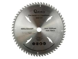 Medienos pjovimo diskas TCT, 400 × 32 mm, 60 dantų GEKO G00161