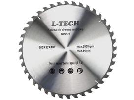 Medienos pjovimo diskas TCT, 600 × 32 mm, 40 dantų GEKO G00179