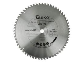 Medienos pjovimo diskas TCT, 500 × 32 mm, 60 dantų GEKO G00171