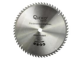 Medienos pjovimo diskas TCT, 450 × 32 mm, 60 dantų GEKO G00167