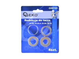 Redukcinių žiedų rinkinys, 4 vnt., 32 / 30–25,4–20–16 mm GEKO G00195