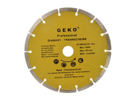 Segmentinis deimantinis diskas Profi, 180 × 22,2 mm GEKO G00252